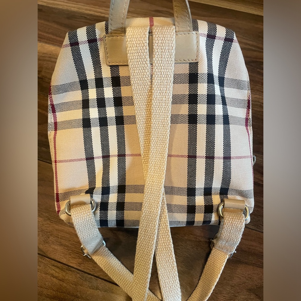 💯 BURBERRY plaid Backpack - Picture 3 of 9